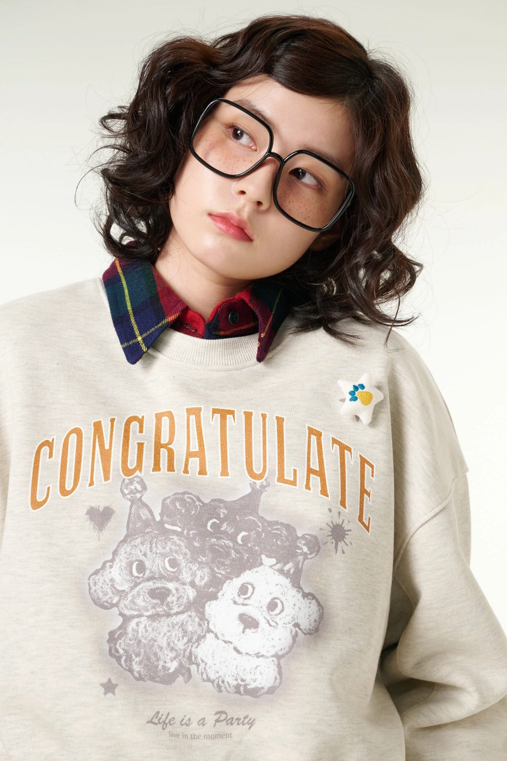 [CLOUD CAKE] Women's Fashion Cloud Cake Friends' Party Sweatshirt