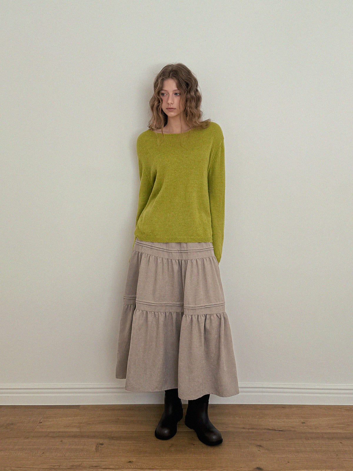 [TWEE] Gran Loose-Fit Long-Sleeve Knit