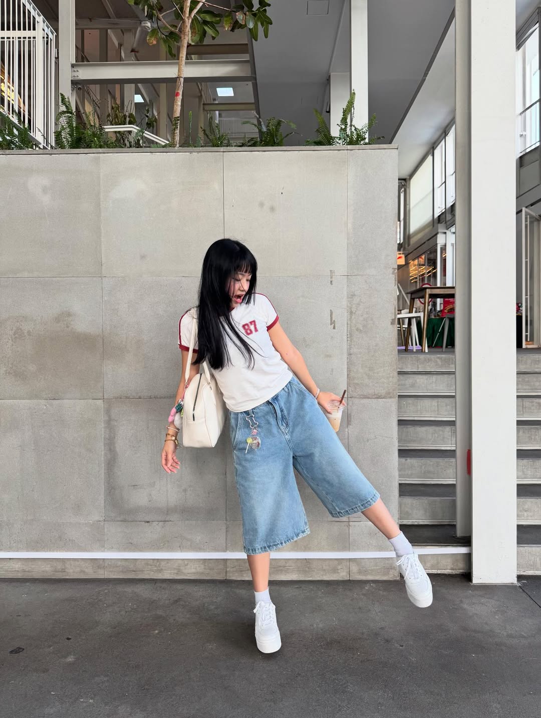 [TWEE] Hento Half Denim Jort Pants