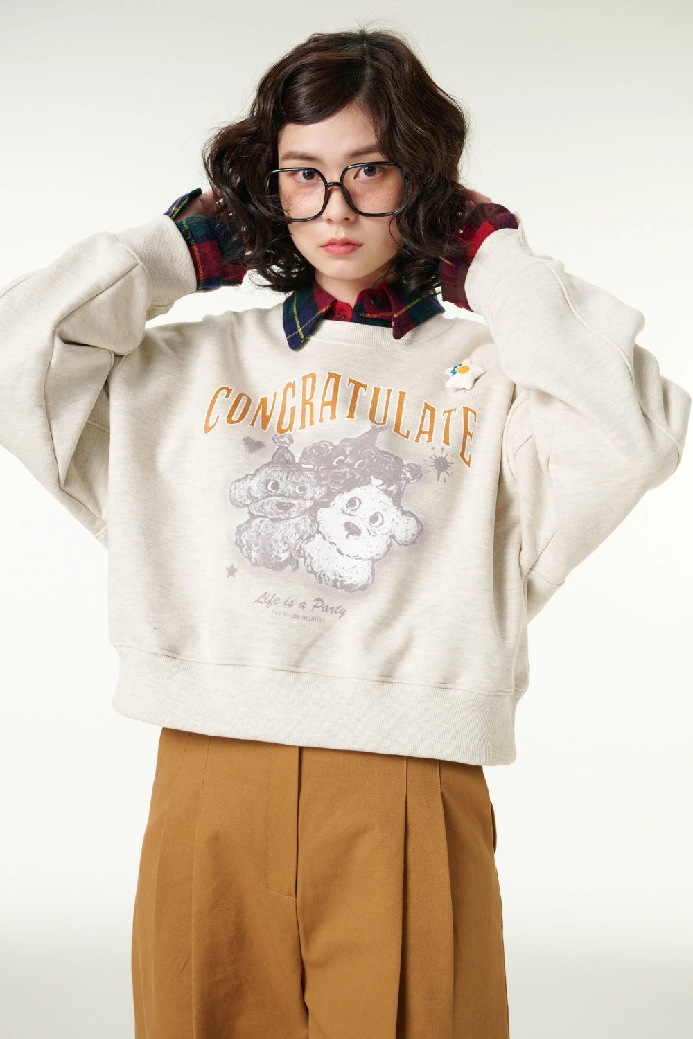 [CLOUD CAKE] Women's Fashion Cloud Cake Friends' Party Sweatshirt