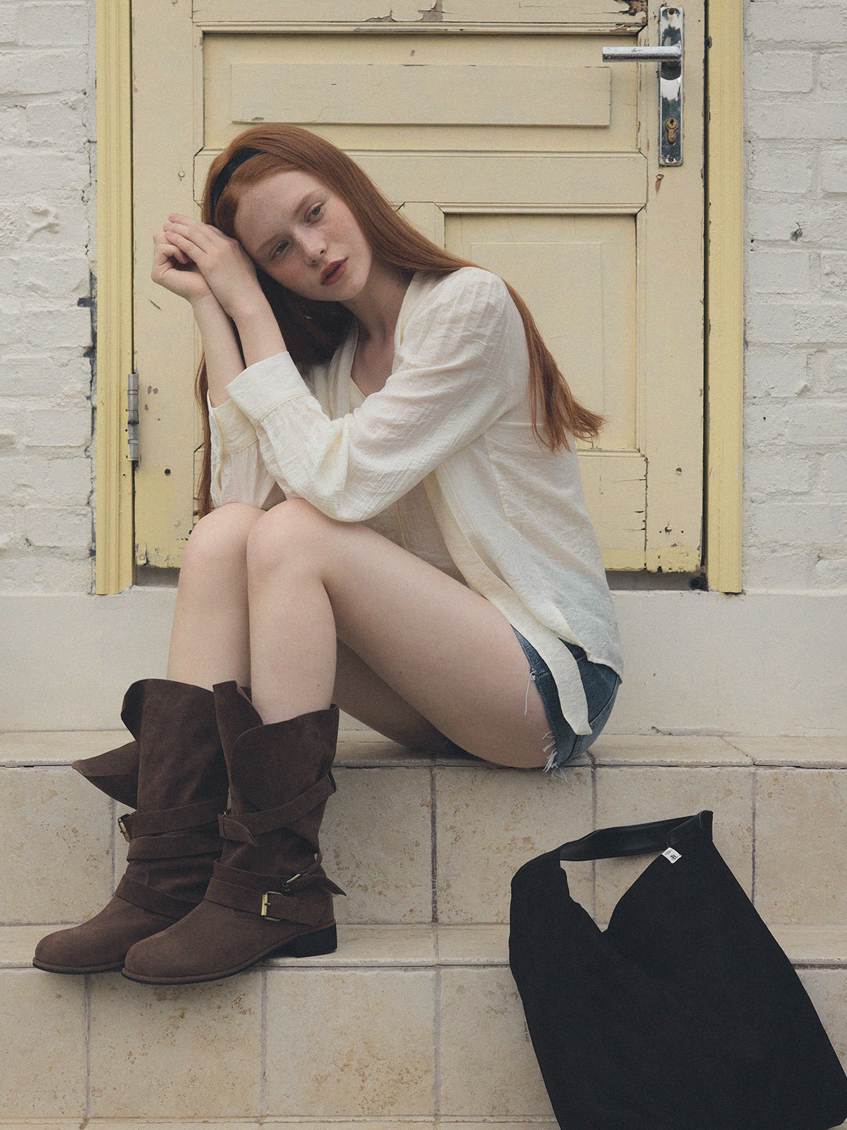 [TWEE] Neuden Tie Blouse