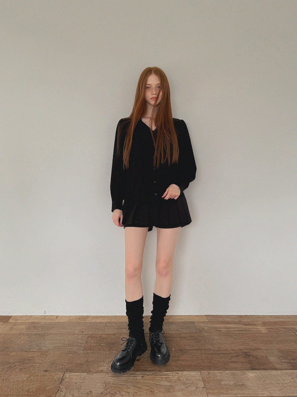 [TWEE] Neuden Tie Blouse