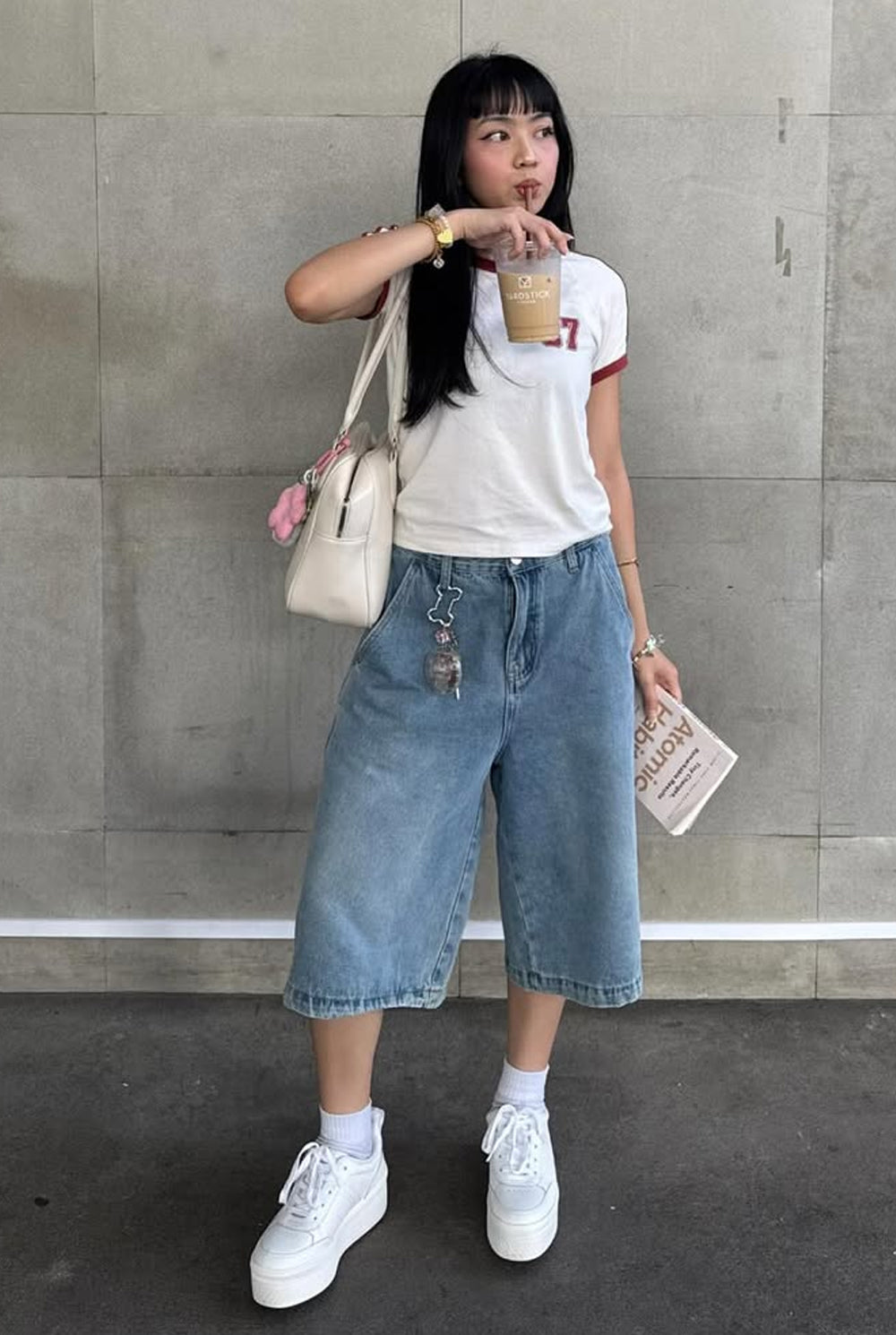 [TWEE] Hento Half Denim Jort Pants