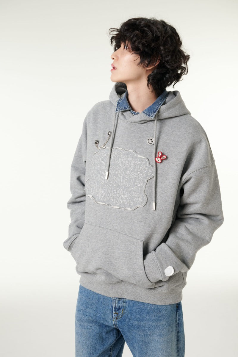 [CLOUD CAKE] Men's Fashion Cloud Cake Fluffy Hoodie