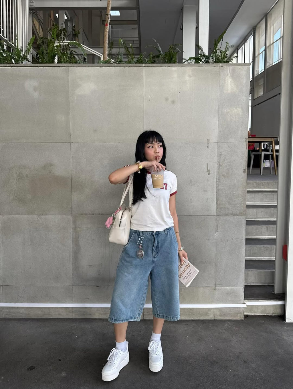 [TWEE] Hento Half Denim Jort Pants