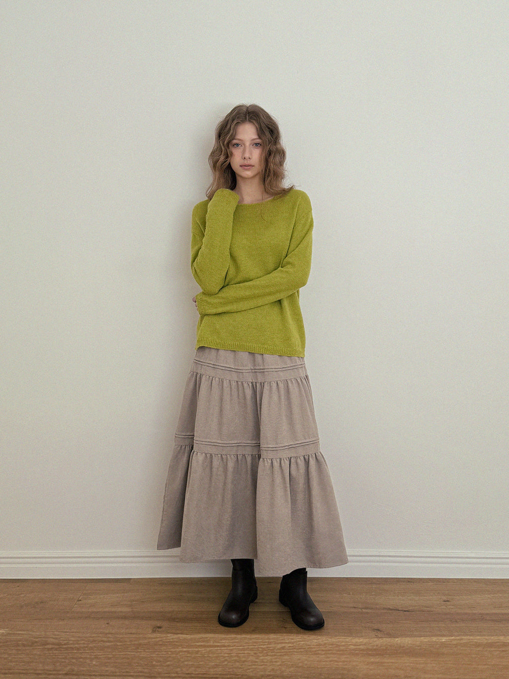 [TWEE] Gran Loose-Fit Long-Sleeve Knit