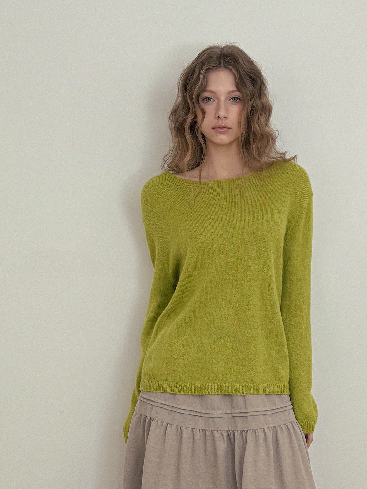 [TWEE] Gran Loose-Fit Long-Sleeve Knit