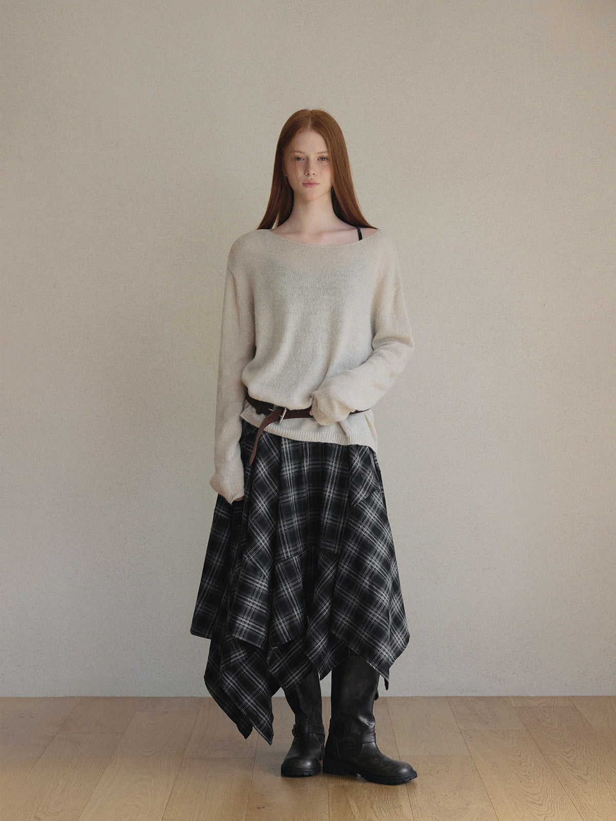 [TWEE] Gran Loose-Fit Long-Sleeve Knit