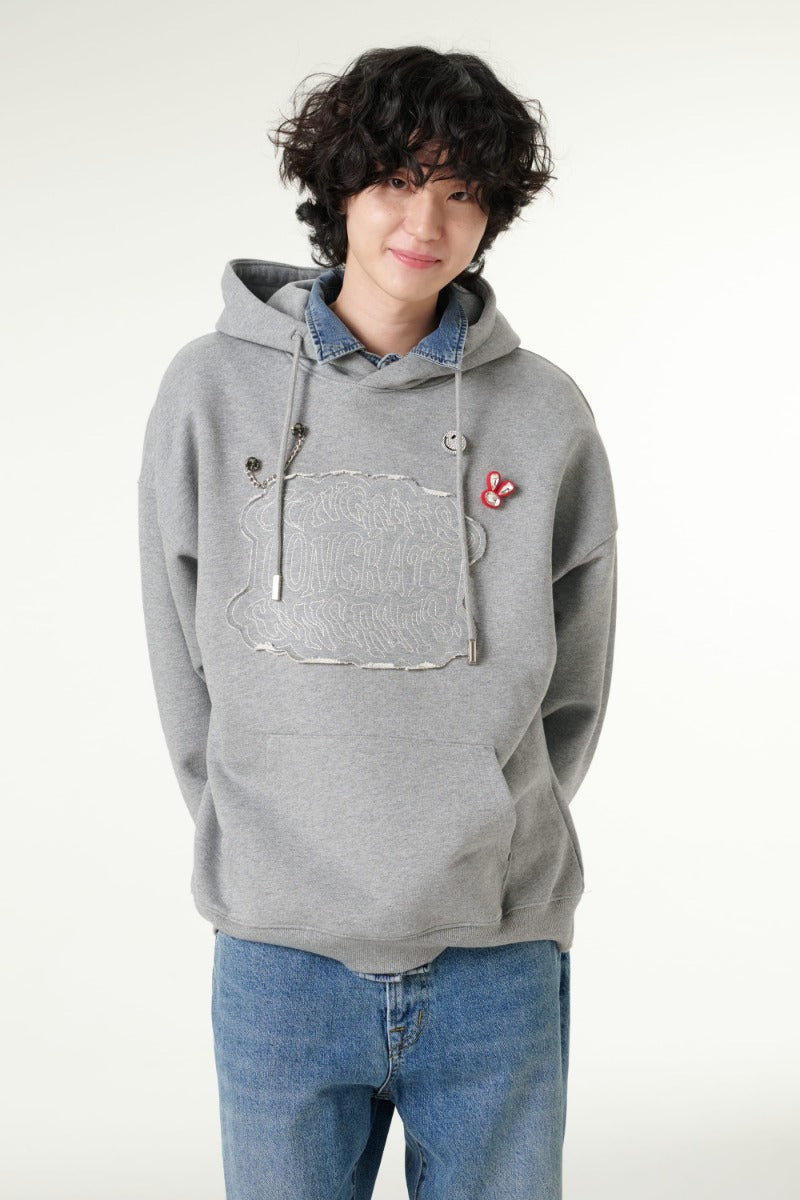[CLOUD CAKE] Men's Fashion Cloud Cake Fluffy Hoodie